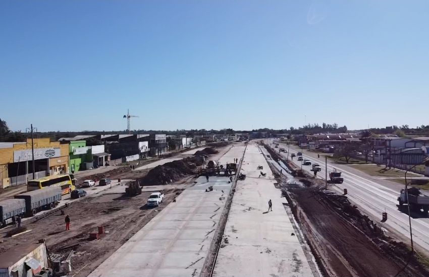 Gran avance en la obra de la Autovía de la Ruta 11 tras cuatro años de