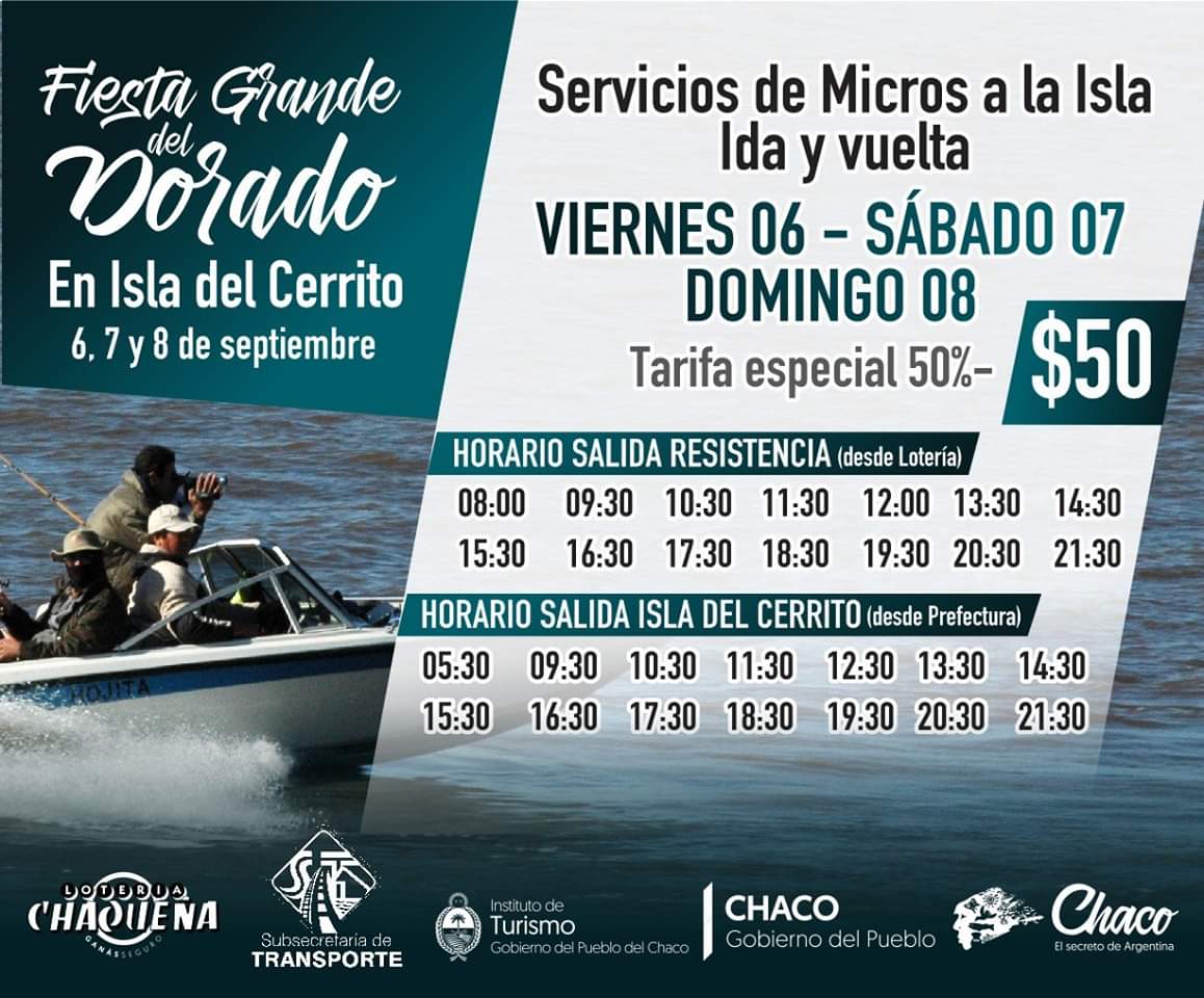 El fin de semana se realizar la 19 Fiesta del Dorado en la Isla