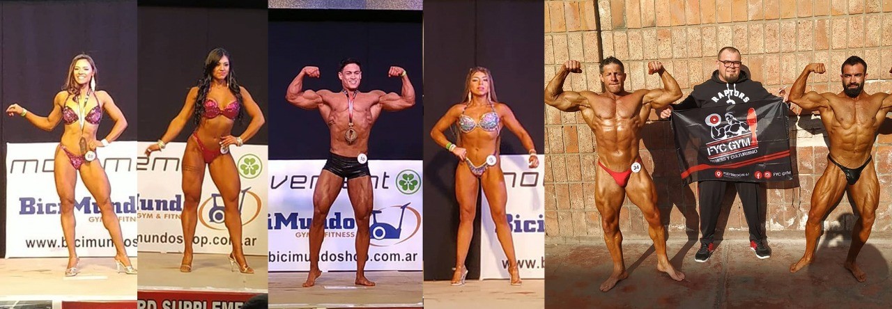 FYC Gym dej bien alto al culturismo chaque o en el Campeonato