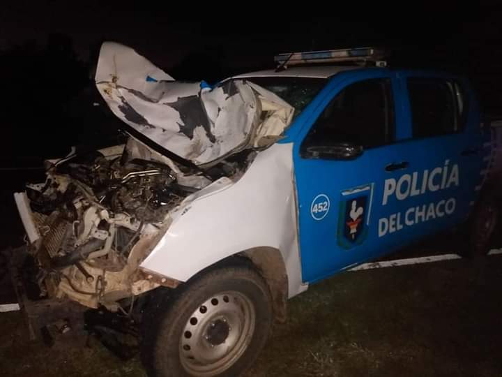 Colonia Aborigen patrullero de la Polic a del Chaco embisti a