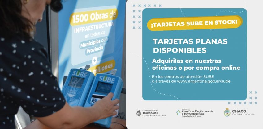 Ya se puede volver a adquirir las tarjetas SUBE en distintos