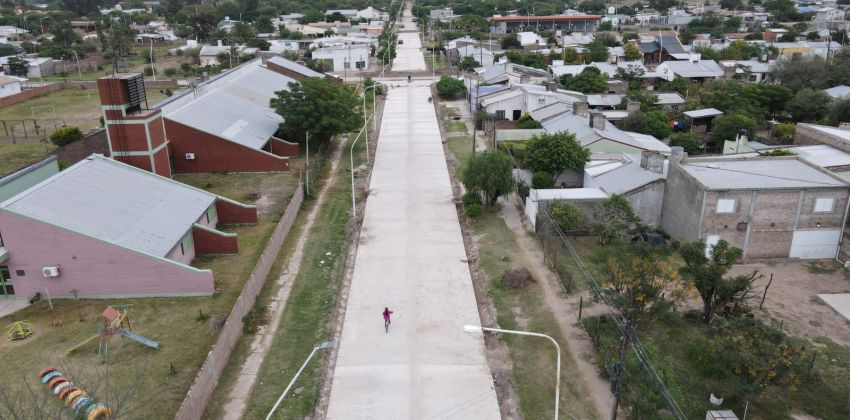 Santa Sylvina Vialidad Provincial finaliz 27 nuevas cuadras de