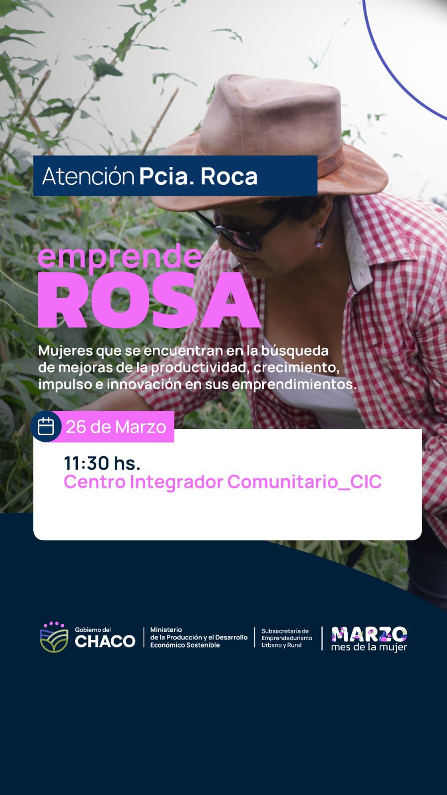 Presidencia Roca el Gobierno del Chaco invita a una reuni n para